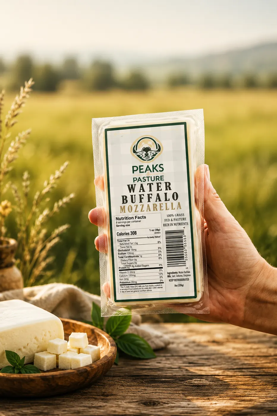 Blocked Mozzerella - Peaks & Pasture
