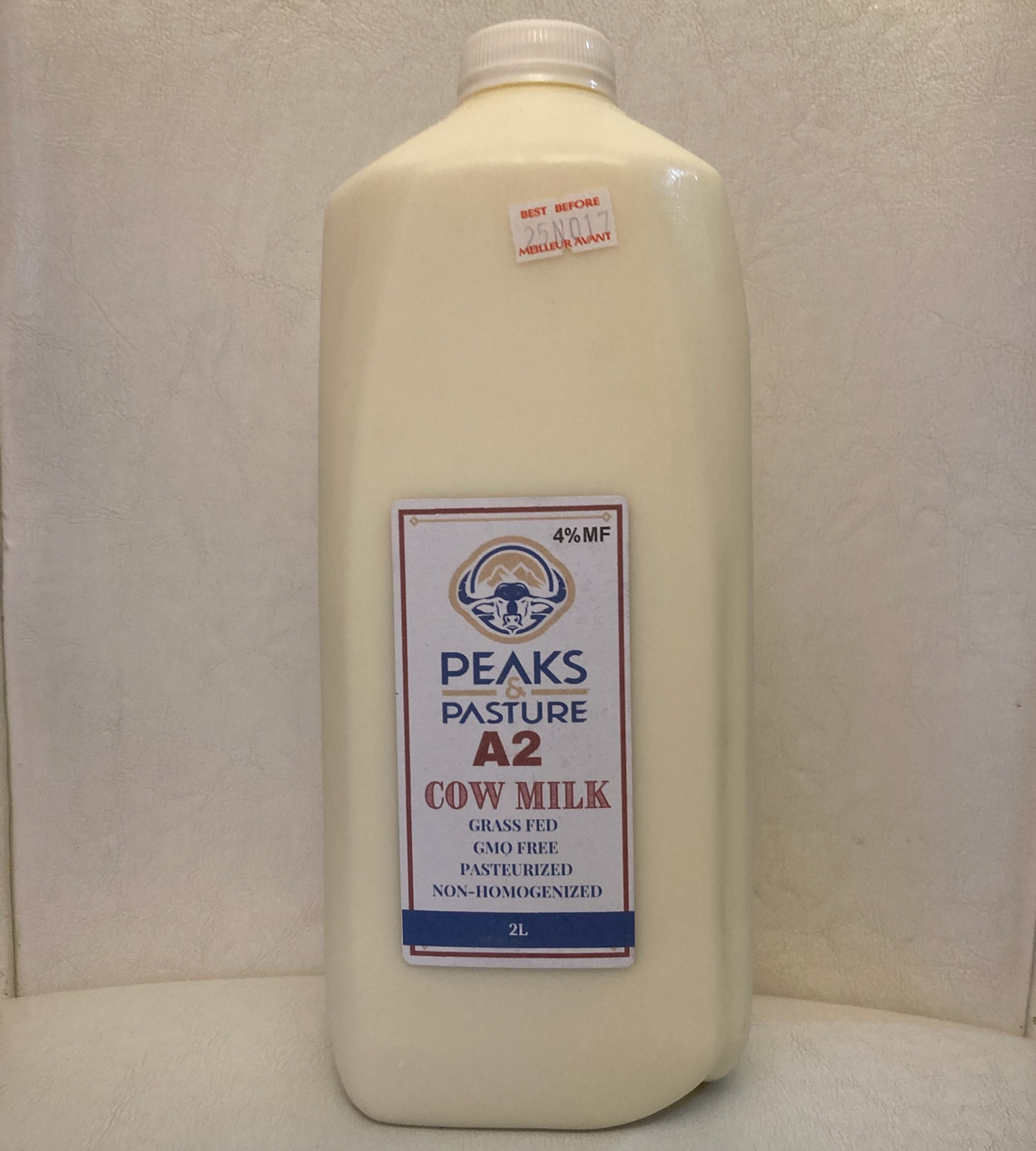 A2 Cow Milk - Peaks & Pasture